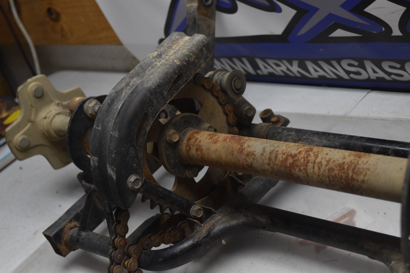 Q1-6 Full Rear End Axle Swing arm 2012 Polaris RZR 170 RZR170 UTV Free Us Ship