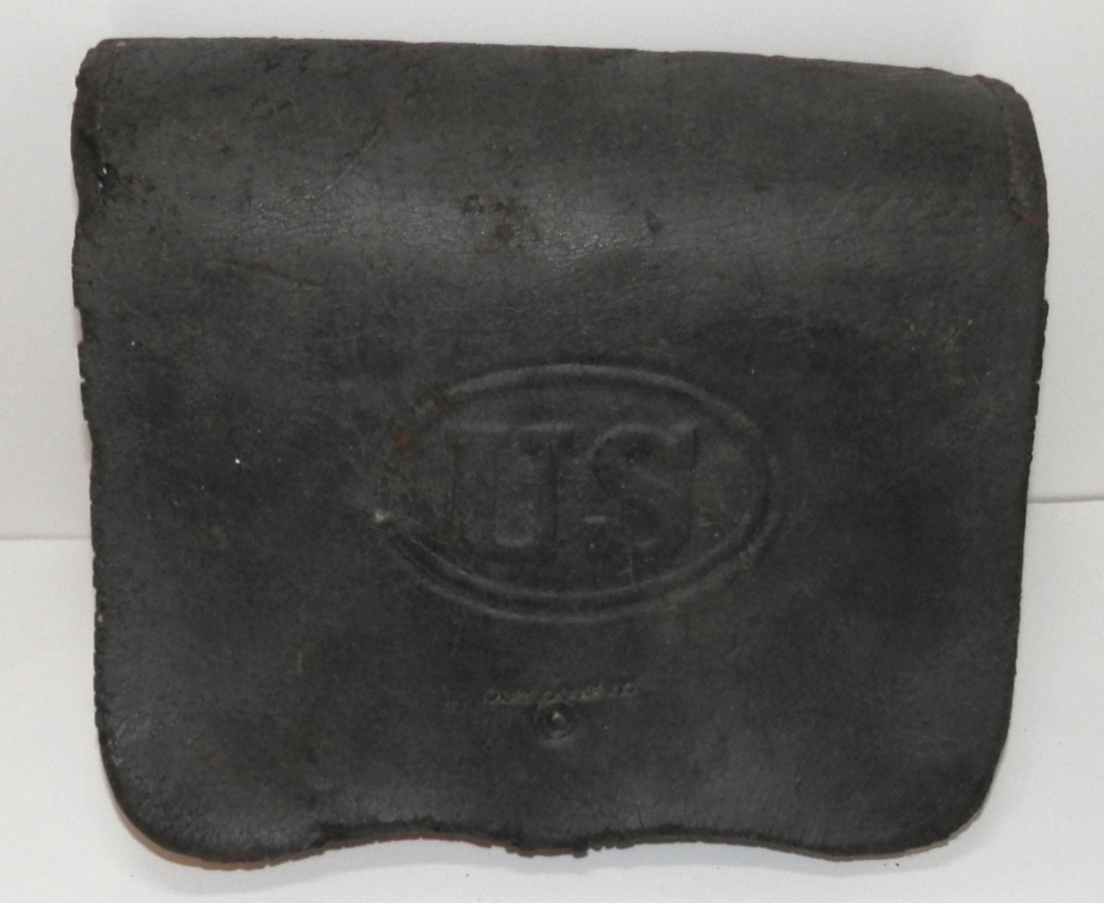 US Civil War Infantry Leather Cartridge Box marked Oliver Pittsburg PA