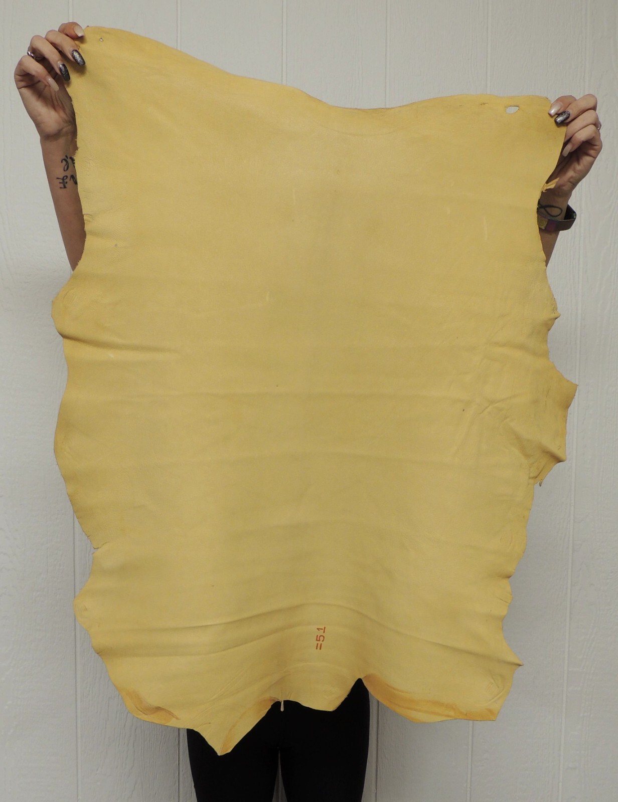 SMOKE BUCKSKIN Leather Hide for Native Crafts Laces Pipe Bags Regalia Pelt Skins