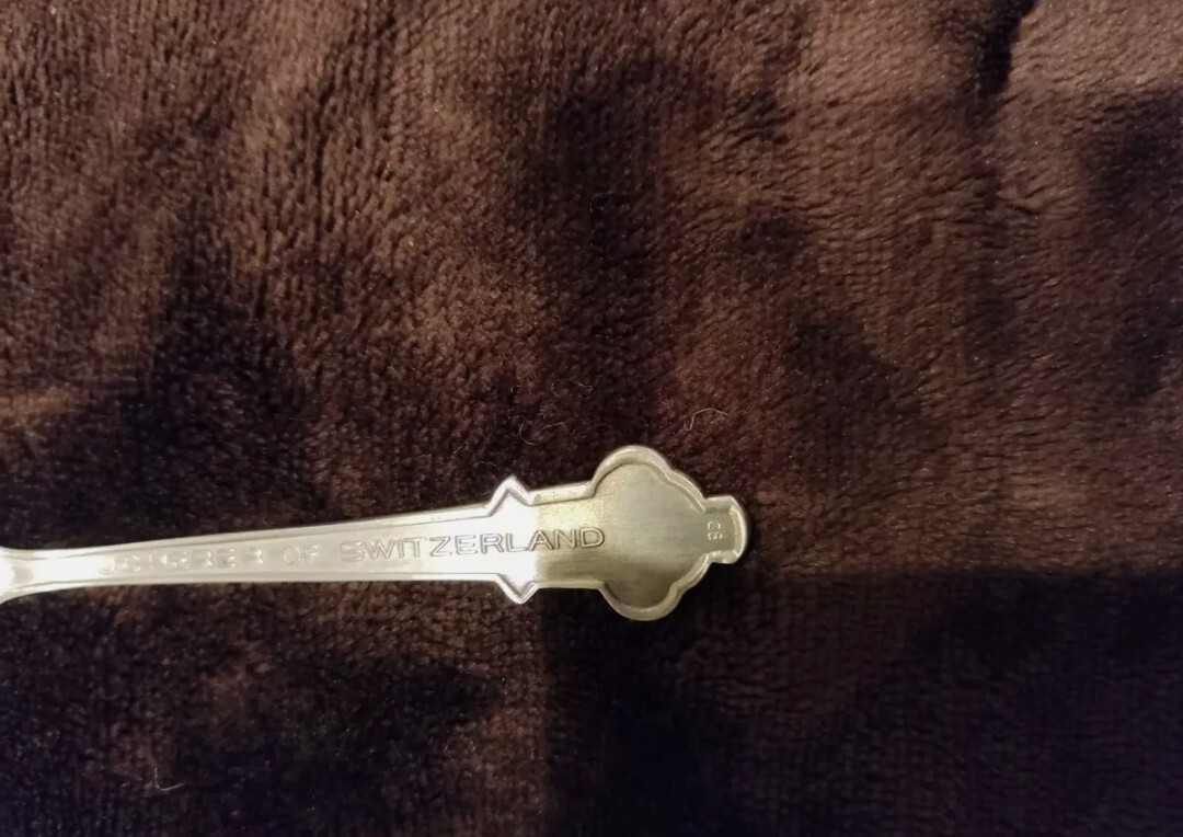 Rare Basel Rolex Bucherer Watches B100 12 Vintage Souvenir Spoon Collectible