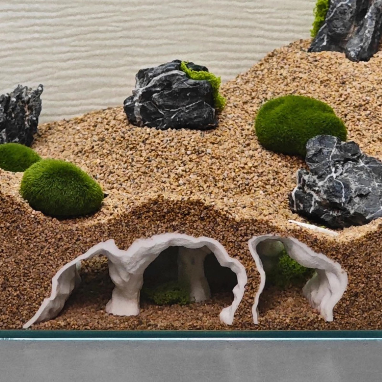LIYAOLI Aquarium Ornaments Cave Tunnel with Viewing Ports | Fish Tank Decorat...