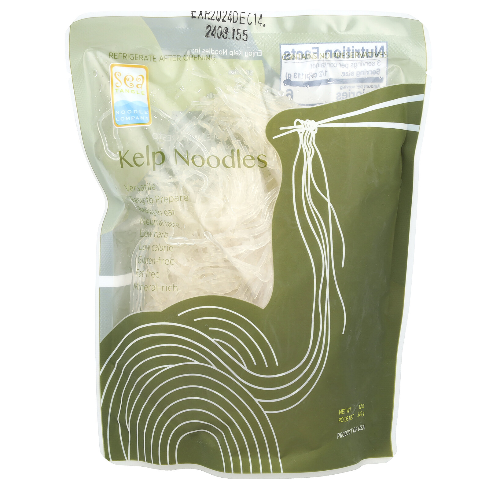 Kelp Noodles, 12 oz (340 g)