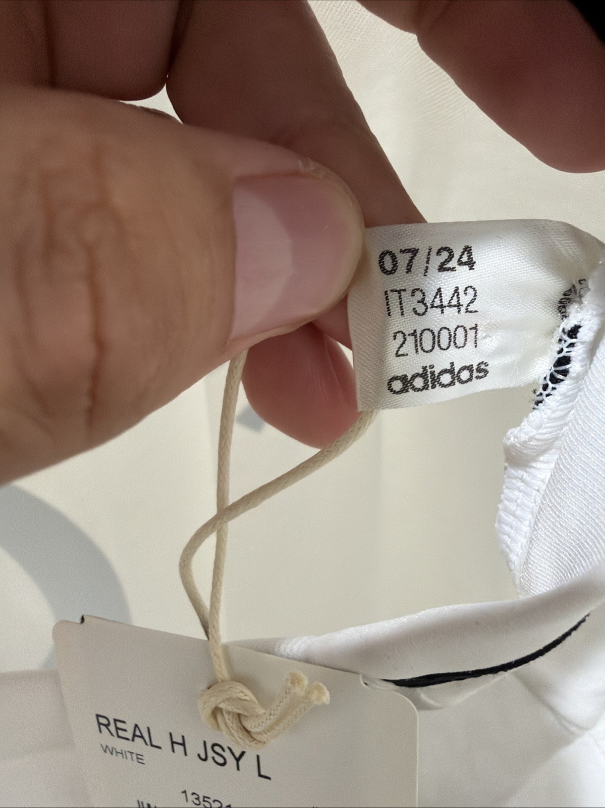 Mbappe #9 Mens 2XL Adidas Real Madrid UCL Home Fan Jersey