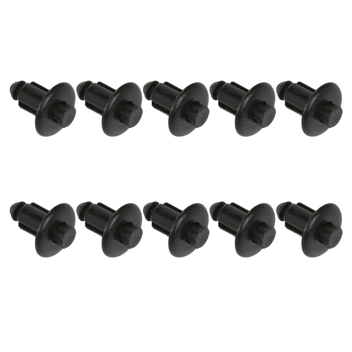 10Pcs Tail Gate Molding Rivet For Ford Tailgate Push Type Retainers N807673-S