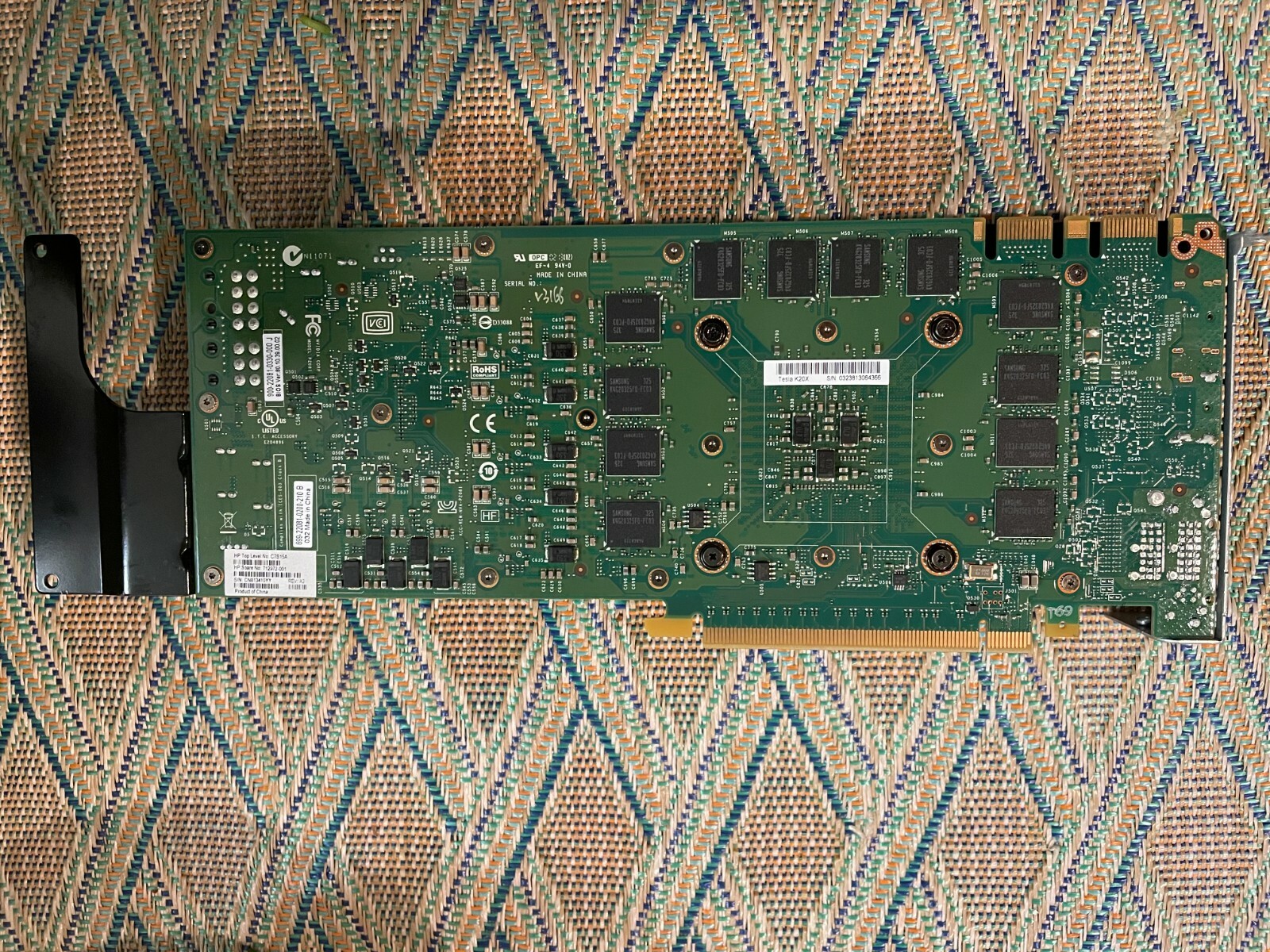 NVIDIA Tesla K20X 6GB Kepler GPU Graphics Server Accelerator 900-22081-0330-000