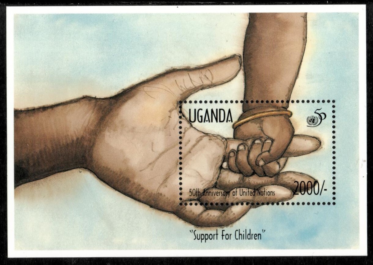 Uganda 1995 - United Nations - Souvenir Stamp Sheet - Scott #1308 - MNH