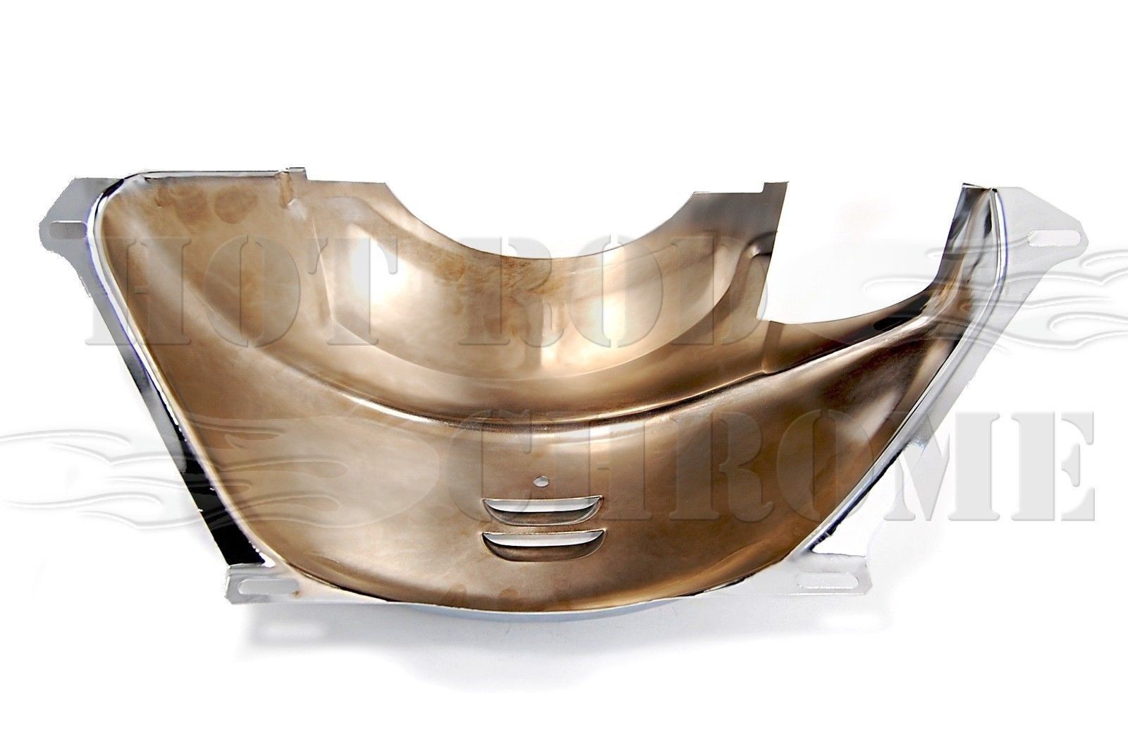 GM Chevy Flexplate Flywheel Dust Cover Turbo 350 400 700R4 Chrome Steel