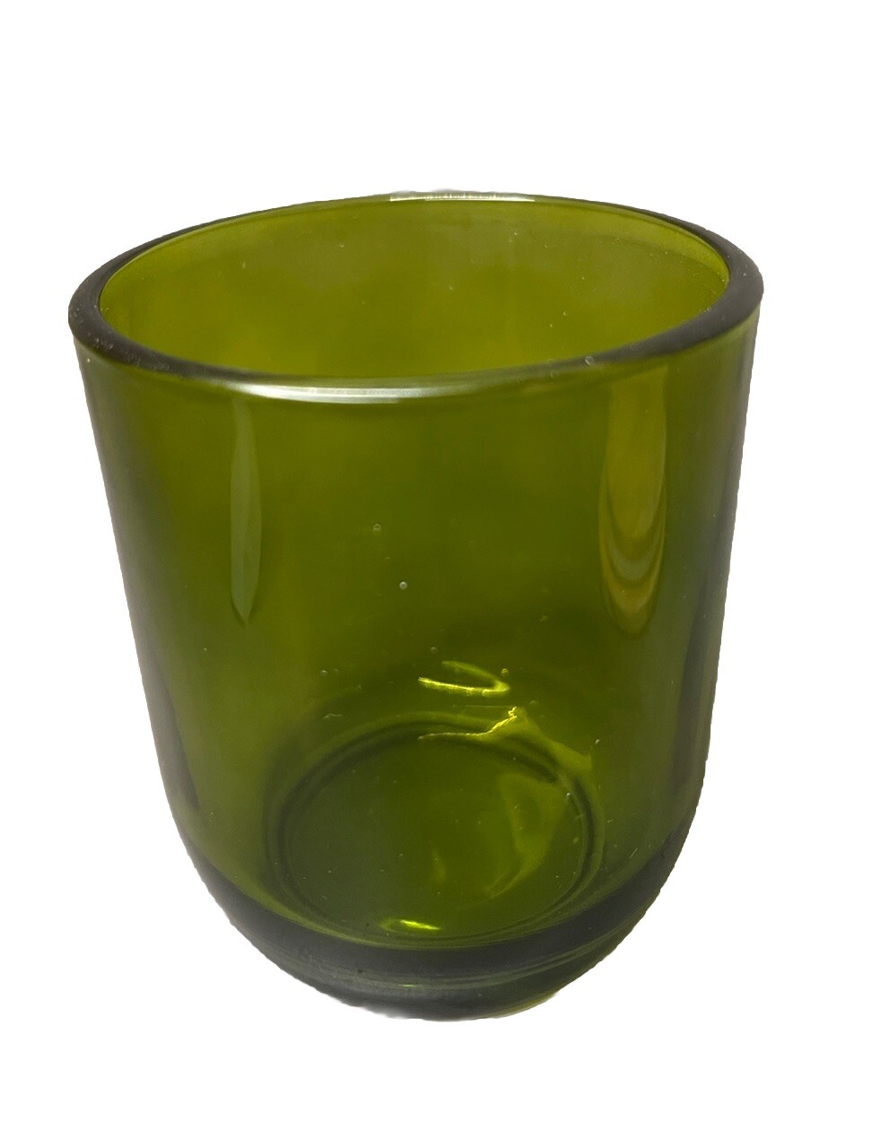8oz Green Glass Jar With Wooden Lid Candle Making