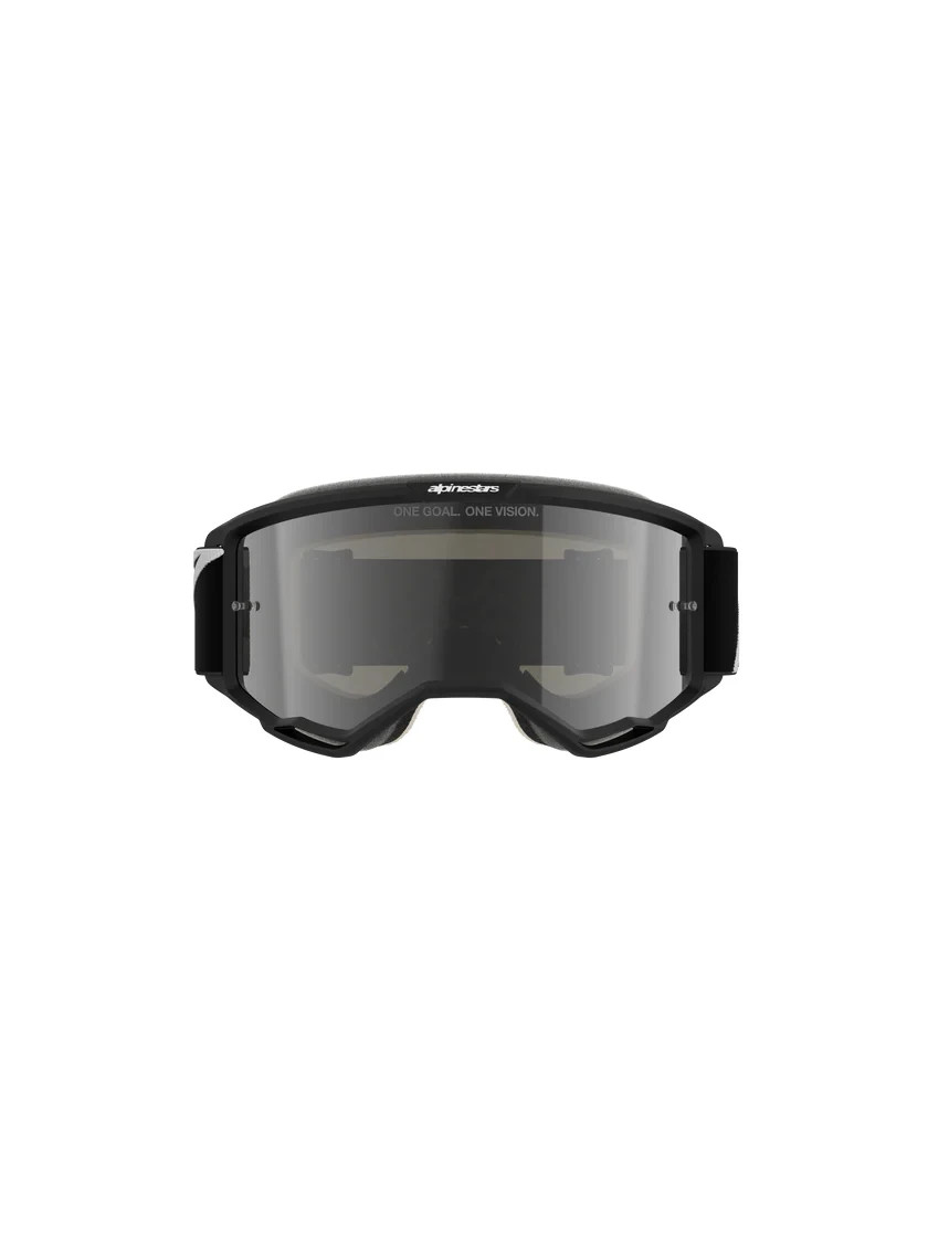 Alpinestars Vision 5 Corp MX ATV MTP Off Road Goggles Black/Silver Mirror Lens