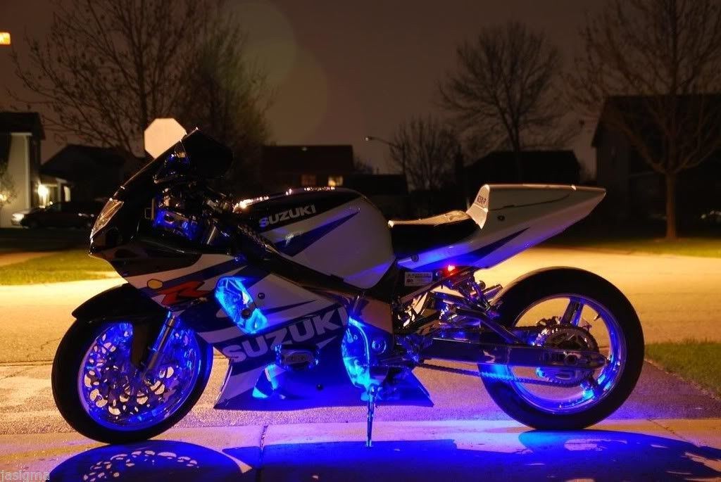 Blue LED strip light for 40" 55" 60" TV ambient 8ft with remote & AC power