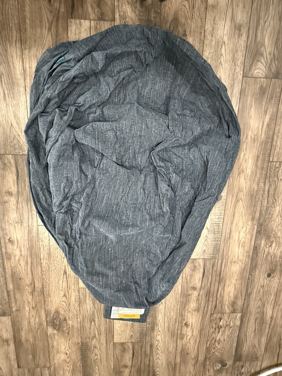 Lovesac Citysac Cover Only Vintage Blue Rained Chenille