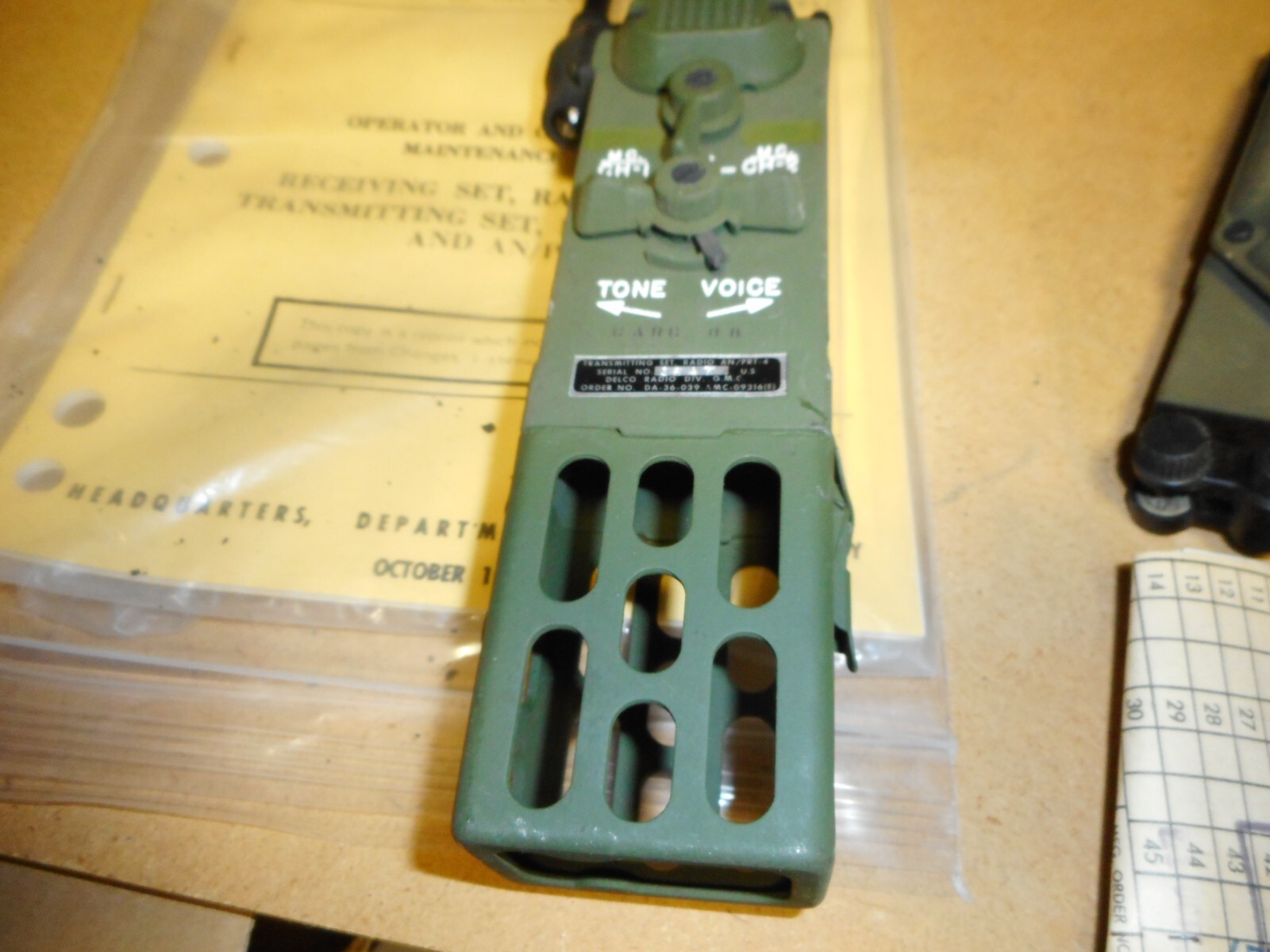 Vietnam AN/PRR-9&AN/PRT-4,Radio & MANUAL