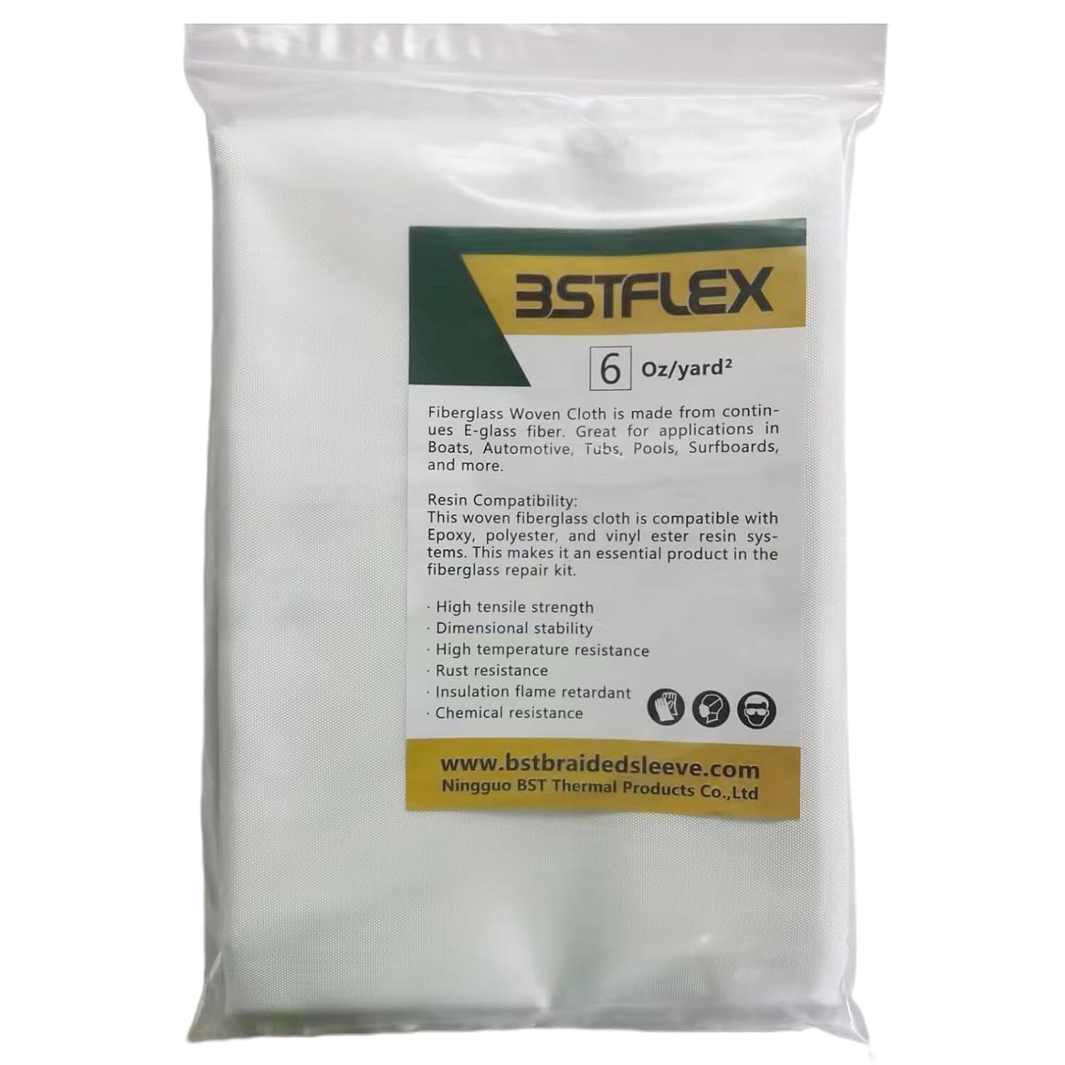 Fiberglass Cloth Woven Roving 50" X 12 Ft. / 4 Yd Pool Repair & Long for Boat