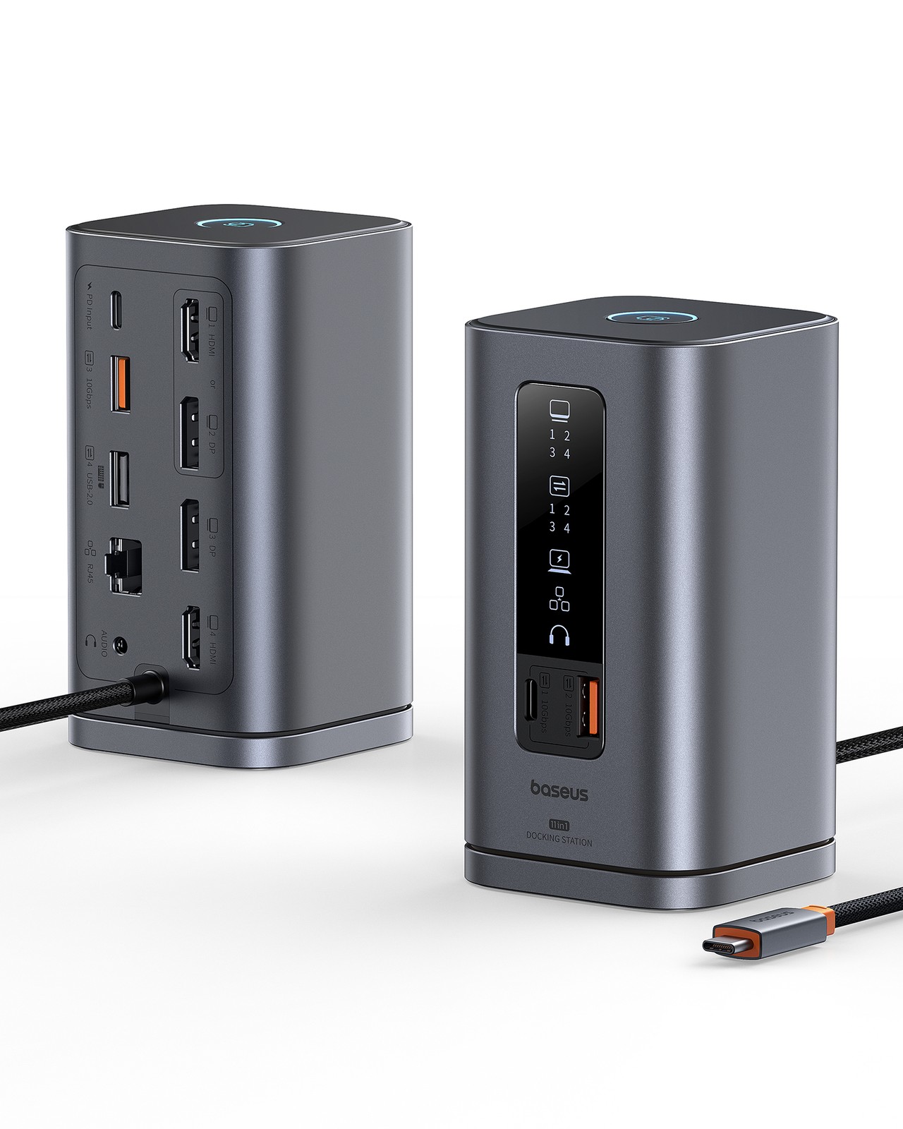 Baseus 11-in-1 Docking Station Triple Display 4K HDMI DP 10Gbps Ethernet 100W PD