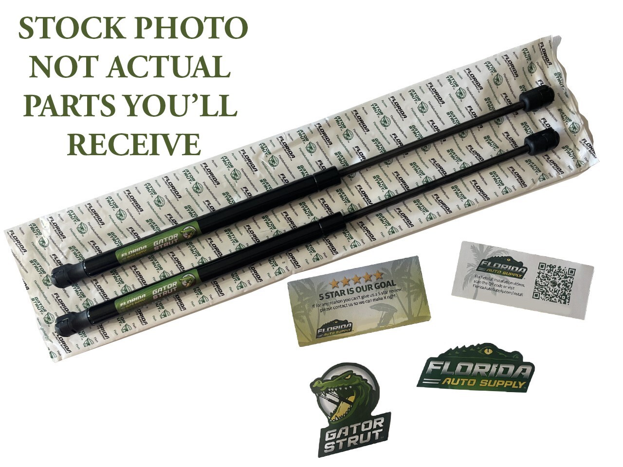 2 Deck Lid Compartment Lift Supports FAS-659 For 98-04 C5 Corvette Convertibles