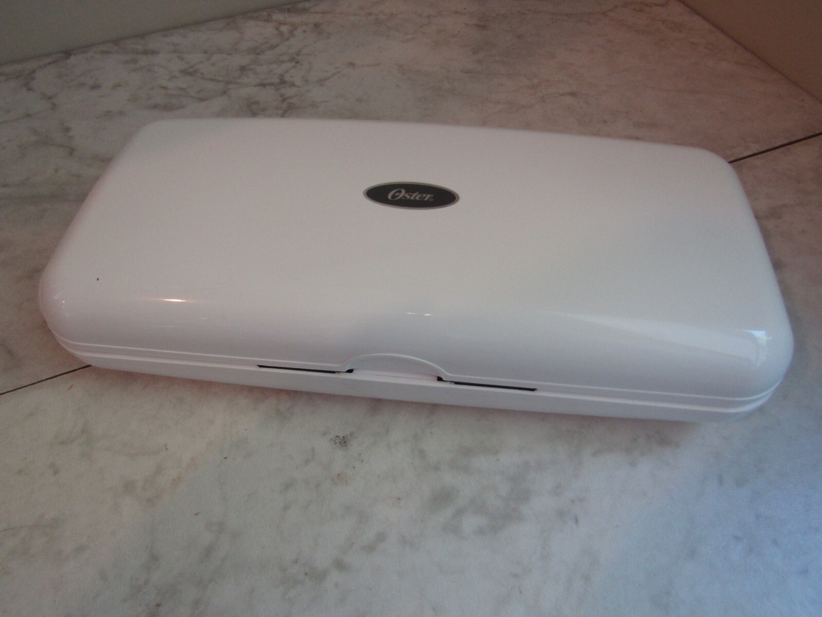 Oster White Electric Carving Knife Model 2803 With Storage Case Tested Working