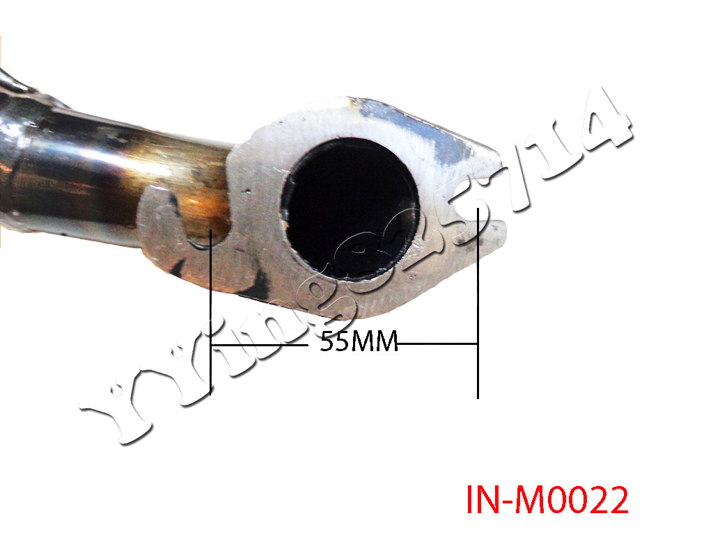 Performance Exhaust Pipe muffler yamaha 50cc Jog Scooter Moped Blue 1E40QMB