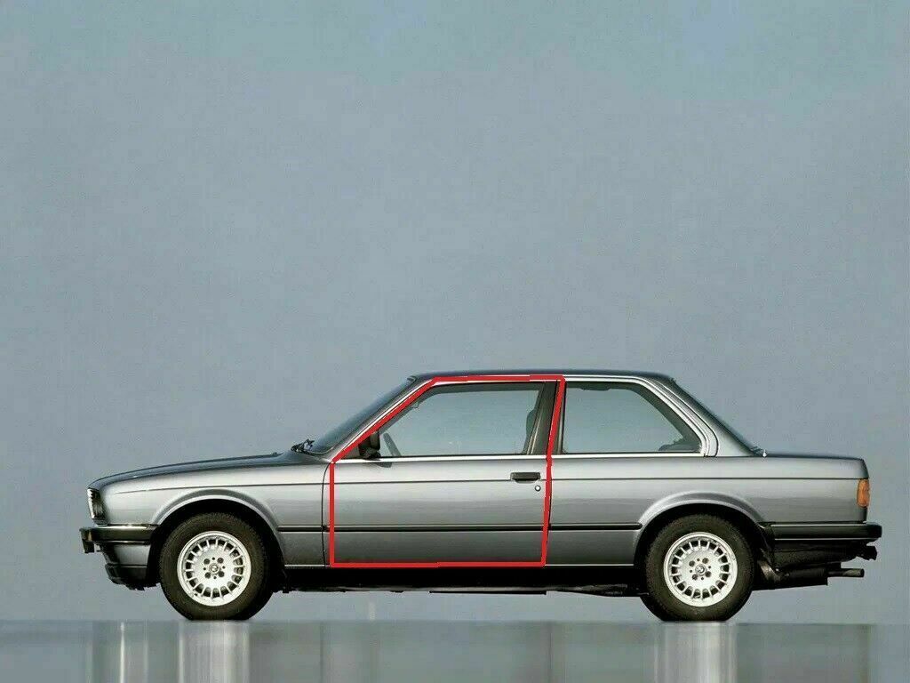 For BMW E30 Coupe 2 Doors Weatherstrip Trunk Lid Rubber Sunroof Seal Gasket 4pcs