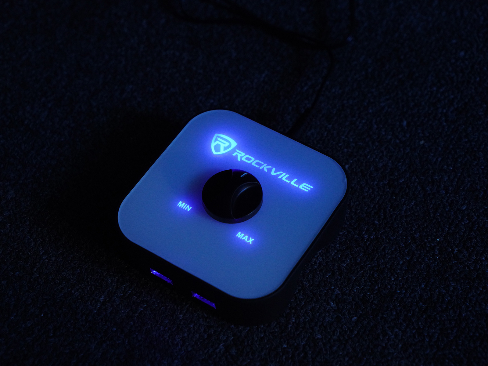 2) Rockville PARTY STAND LED DJ Tripod Speaker Stands+RGB Remote+Sound Activated