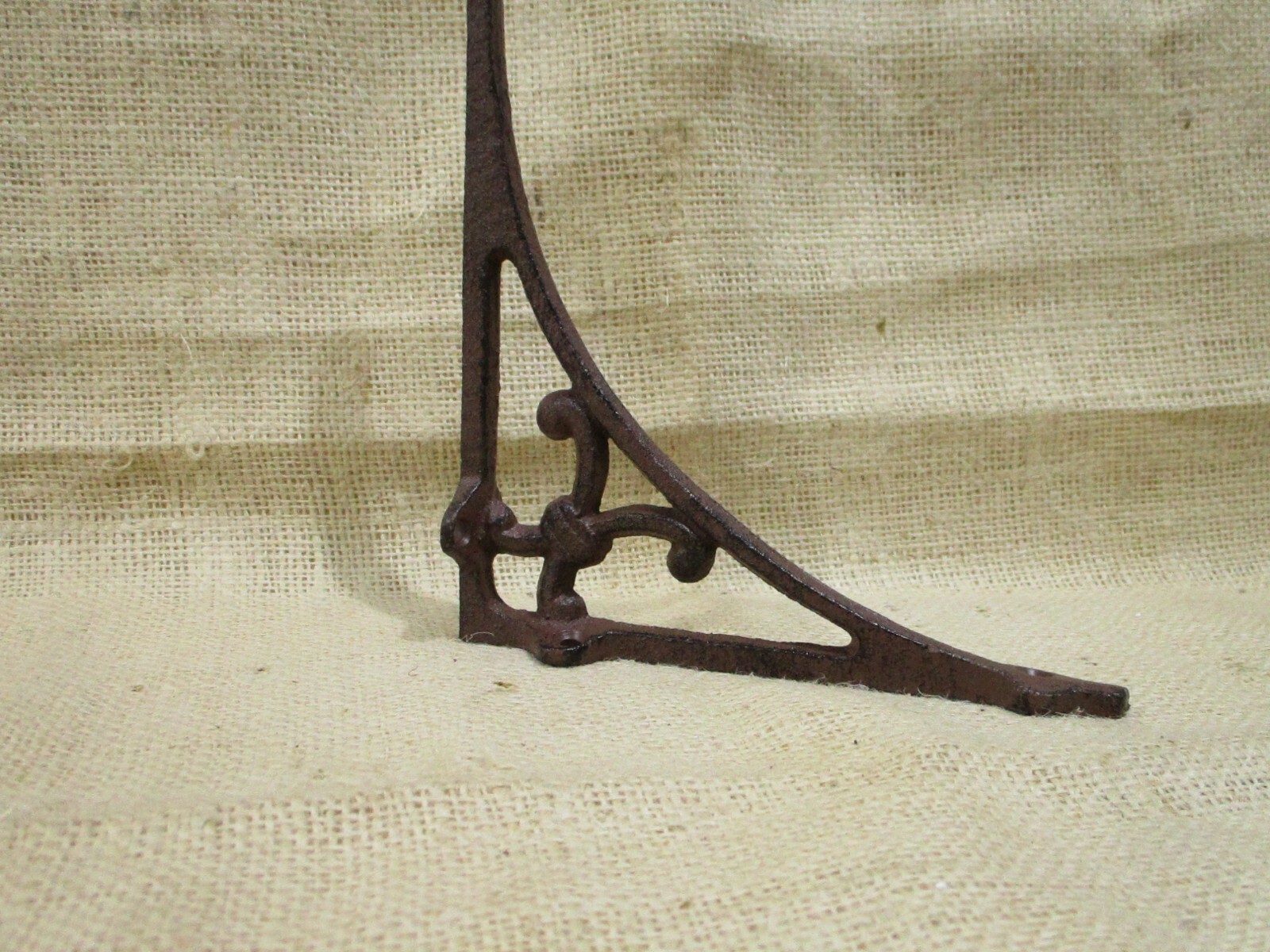 4 Shelf Brackets Corbels Wall Cast Iron Rustic Farmhouse 7 1/2" X 6 1/4" Braces