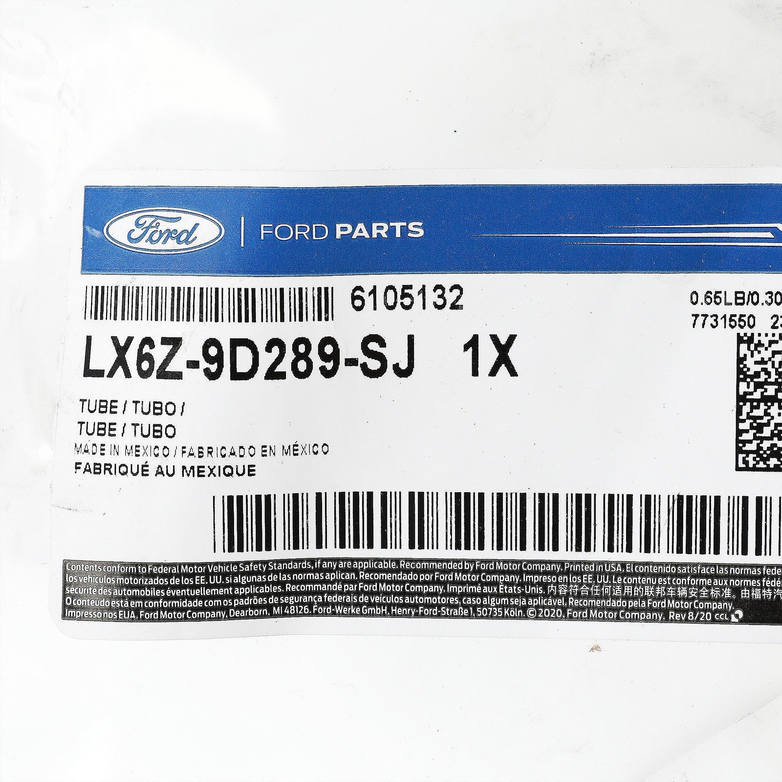 OEM NEW Ford Escape, Bronco Sport 20-25 Fuel Vapour Separator Tube-LX6Z-9D289-SJ