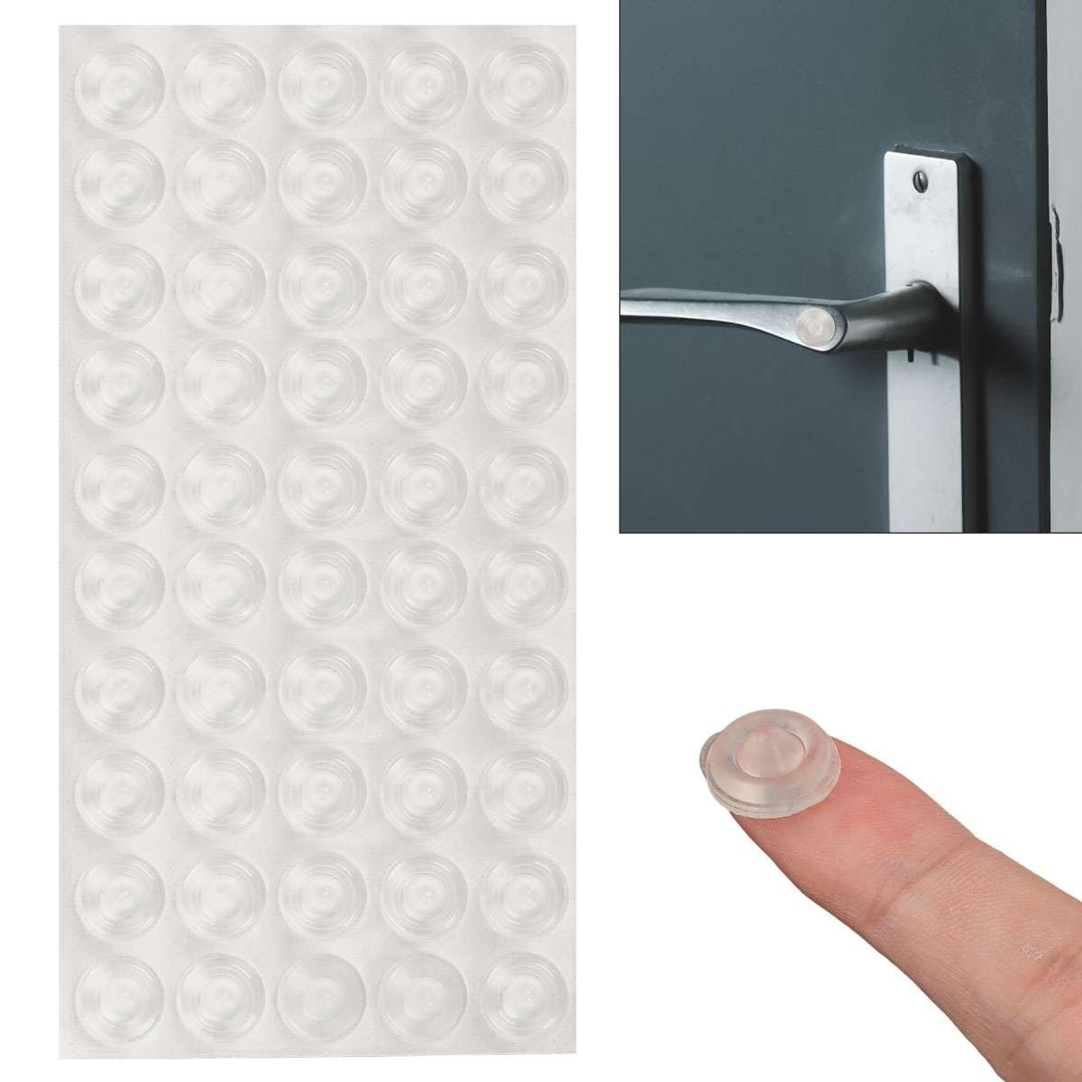 300pcs Drawer Rubber Bumpers Pads Clear Cabinet Door Dots Self Adhesive Feet