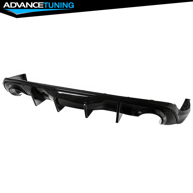 Fits 11-24 Dodge Durango Rear Bumper Lip Diffuser Gloss Black V2 Splitter Guard