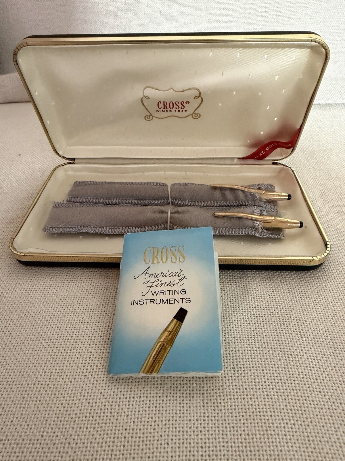 Cross Classic Century 14K Gold Filled Pen & Pencil Set w/ Box – Working