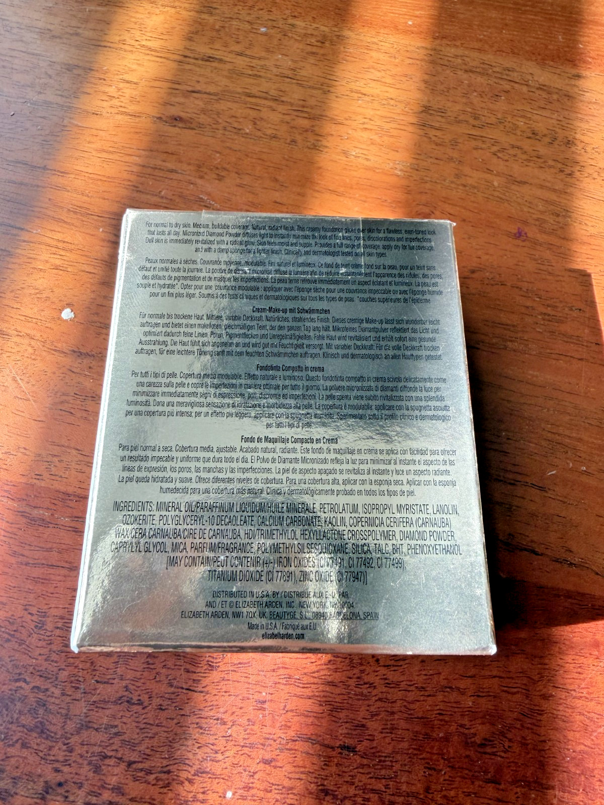 Elizabeth Arden Flawless Finish Sponge-On Cream Makeup 0.8 oz Vanilla Shell 54