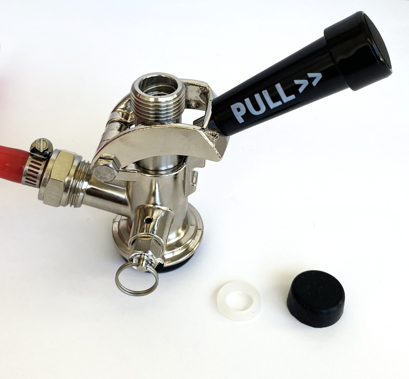 Beer Line Assembly Kit 2 Tap Tower w/Black Satin Finish 2-D System Keg Couplers