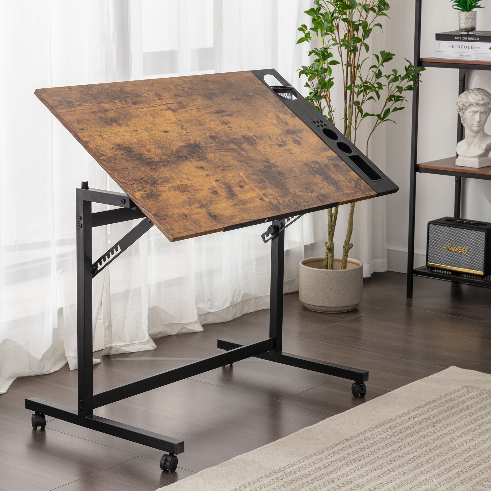 Drafting Table Tilting Tabletop Art Craft Desk Home Office Study Work Station