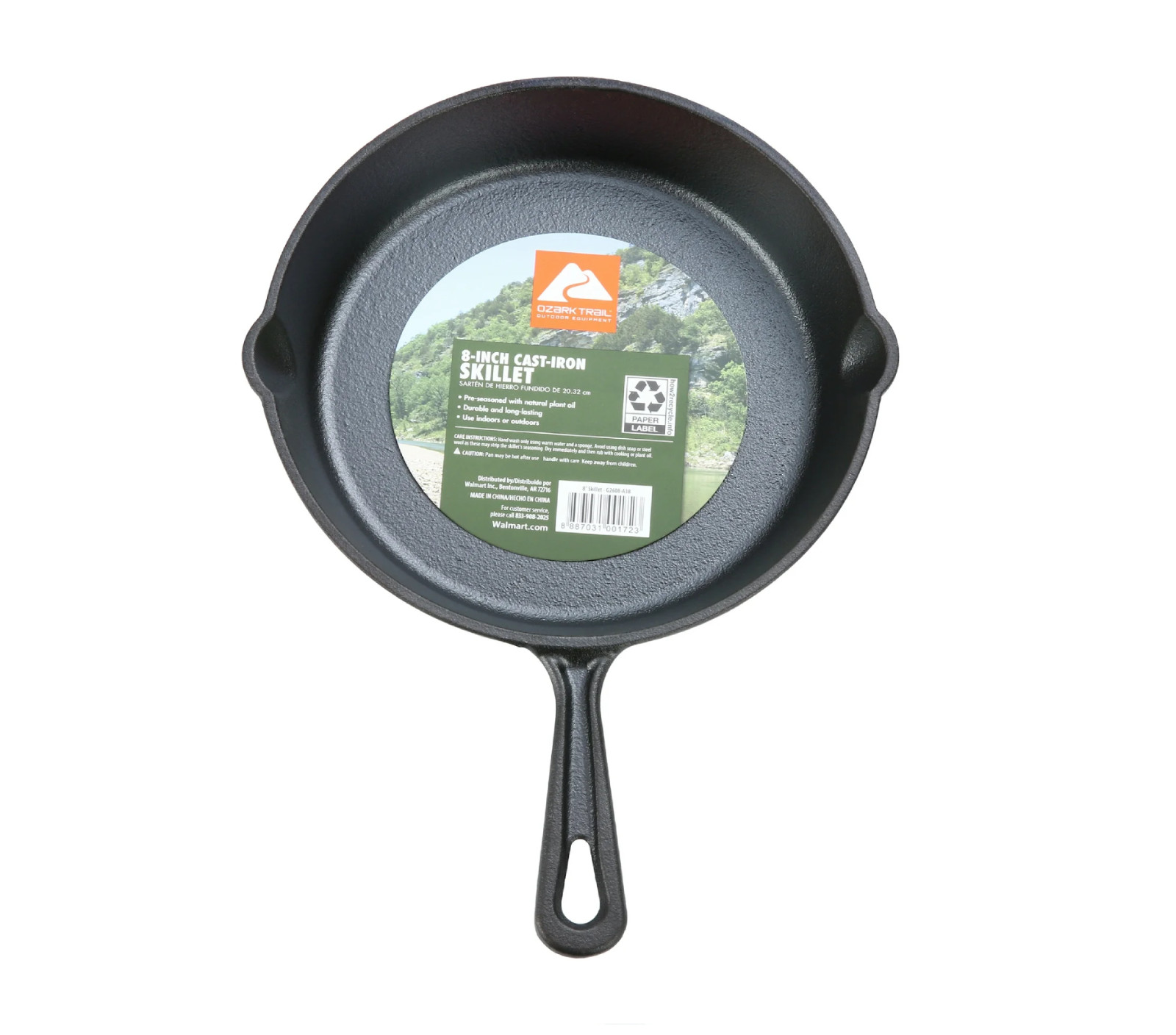 Ozark Trail 8" Nonstick Cast Iron Skillet