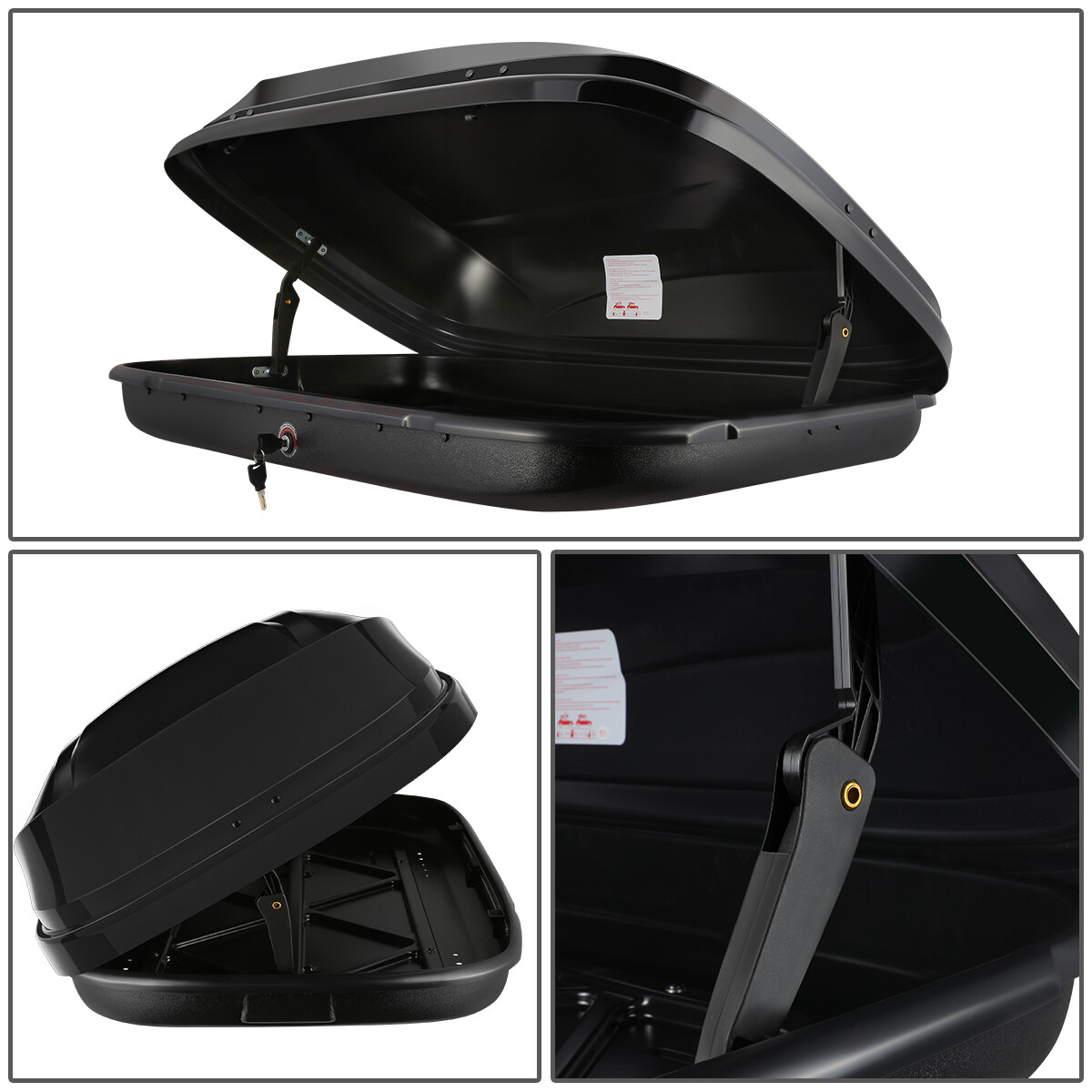 Waterproof Glossy Car Top Cargo Carrier Roof Storage Box