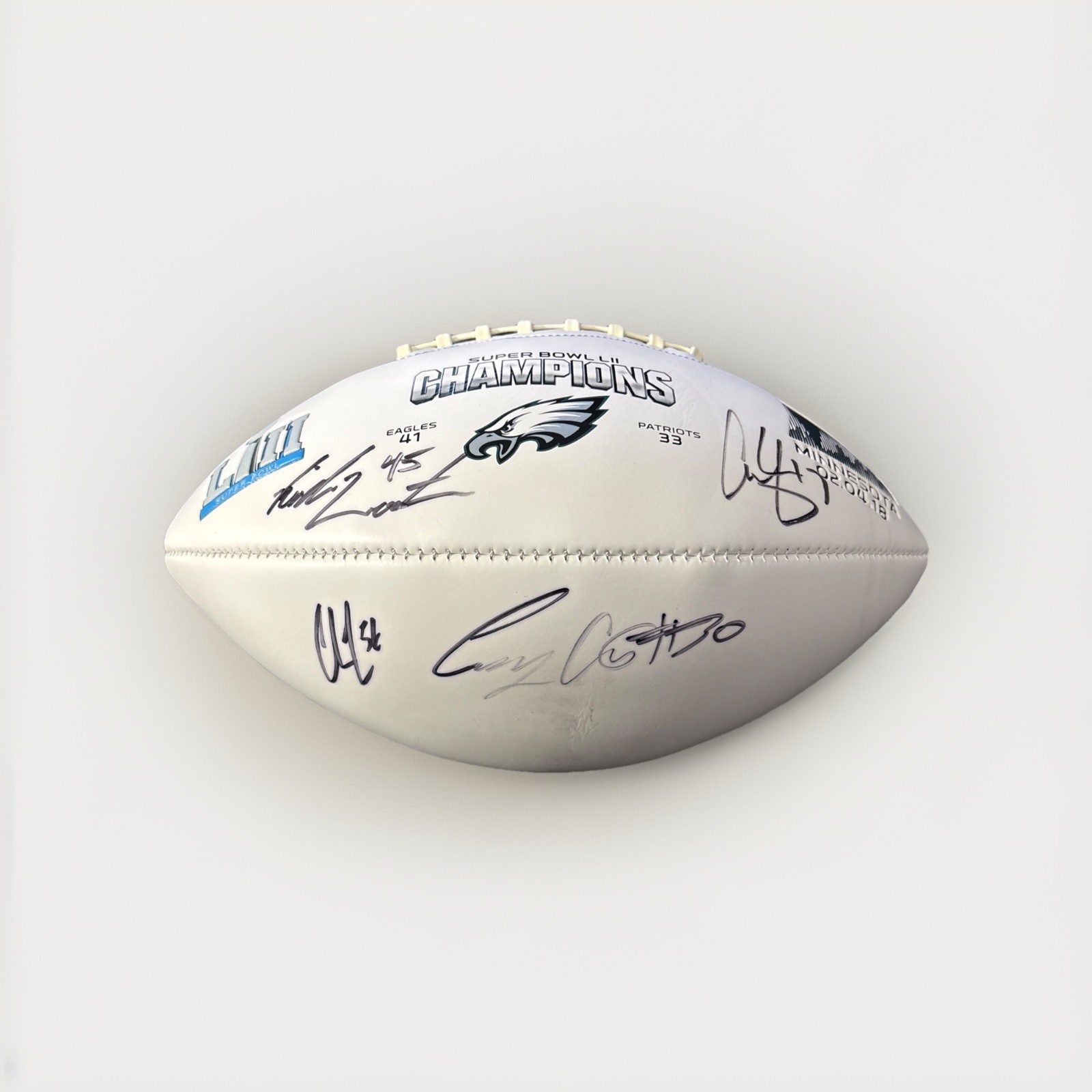 2018 Super Bowl LII Champions Philadelphia Eagles Signed Football