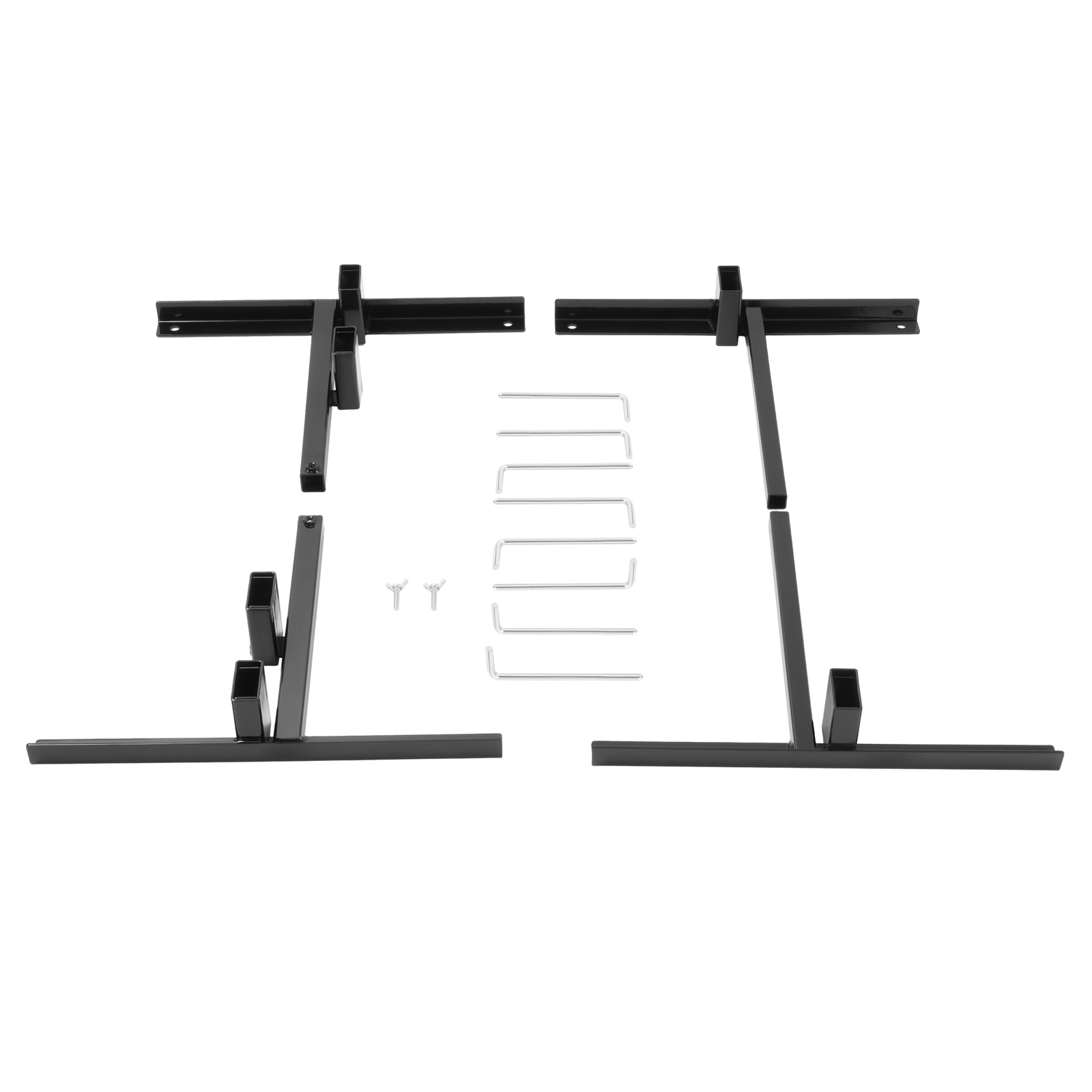 Adjustable H-Shaped Target Stand Base For Paper Silhouette Shooting 2-Pack