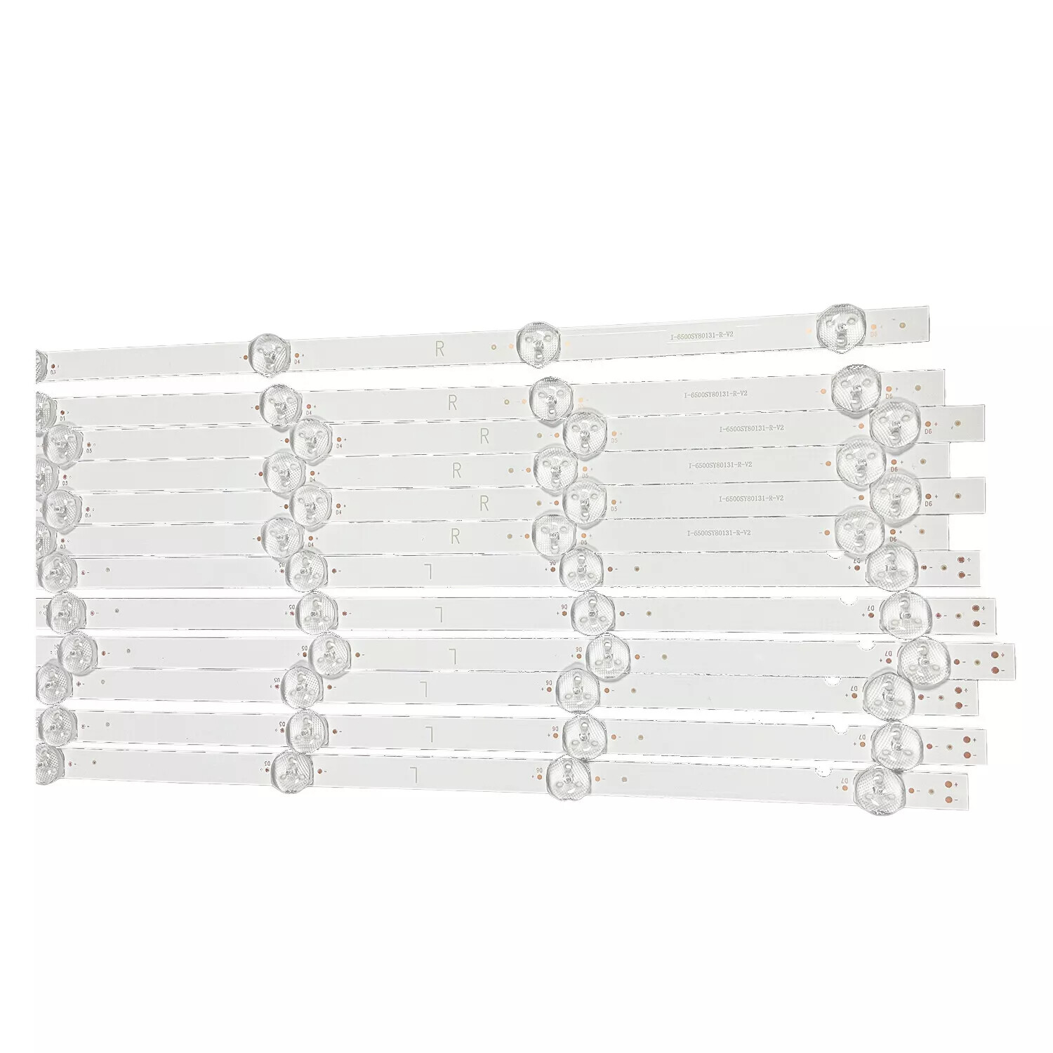 Kit LED Backlight Strips for KD-65X75CH KD-65X750H XBR-65X800G I-6500SY80131 R L