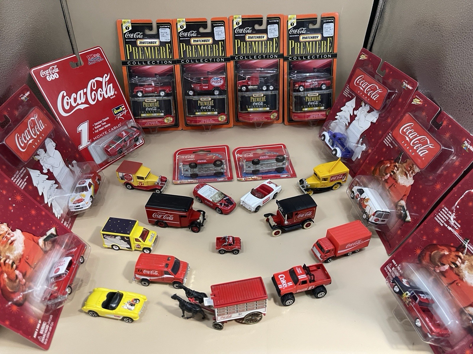 Huge Vintage Lot Of 78 Coca-Cola Collectibles, Clocks, Diecast, Salt & Pepper