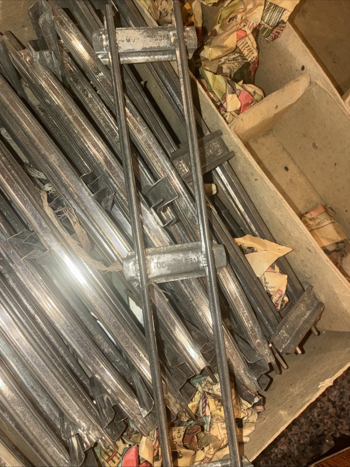 Ives Wind Up Train Set #4, , Box, Tracks, Key, Orig Paint, Running