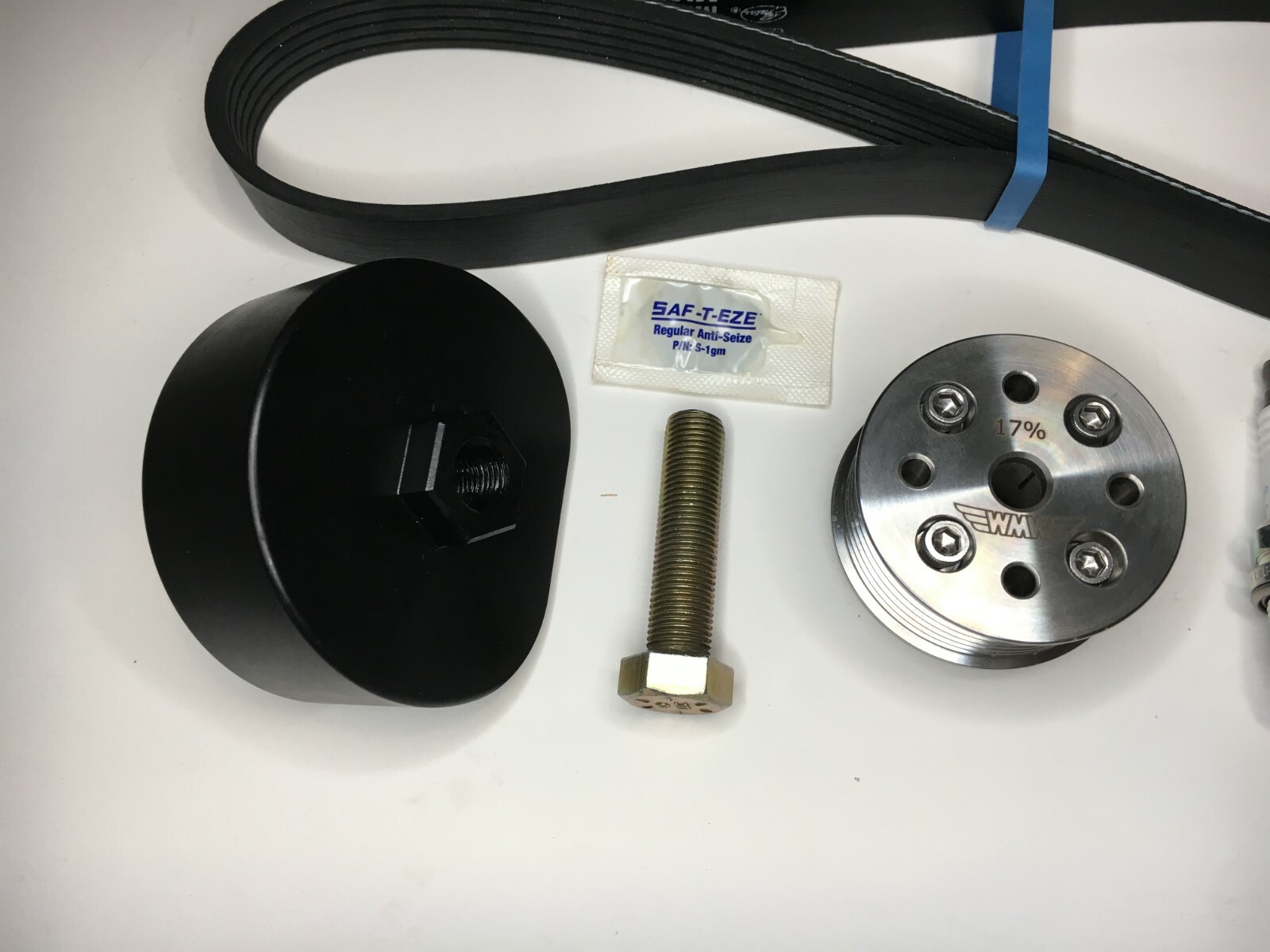 WMW 17% Supercharger Reduction Pulley Kit for R53 2002-06 MINI Cooper S and R52