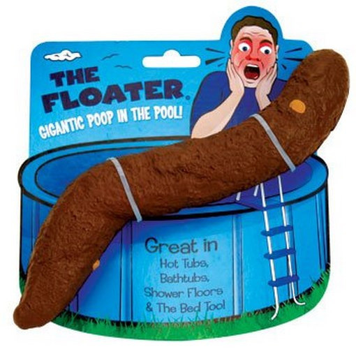 Gigantic Pool Floater - Poop Turd Crap w/ corn - GROSS! Big Mouth Toys