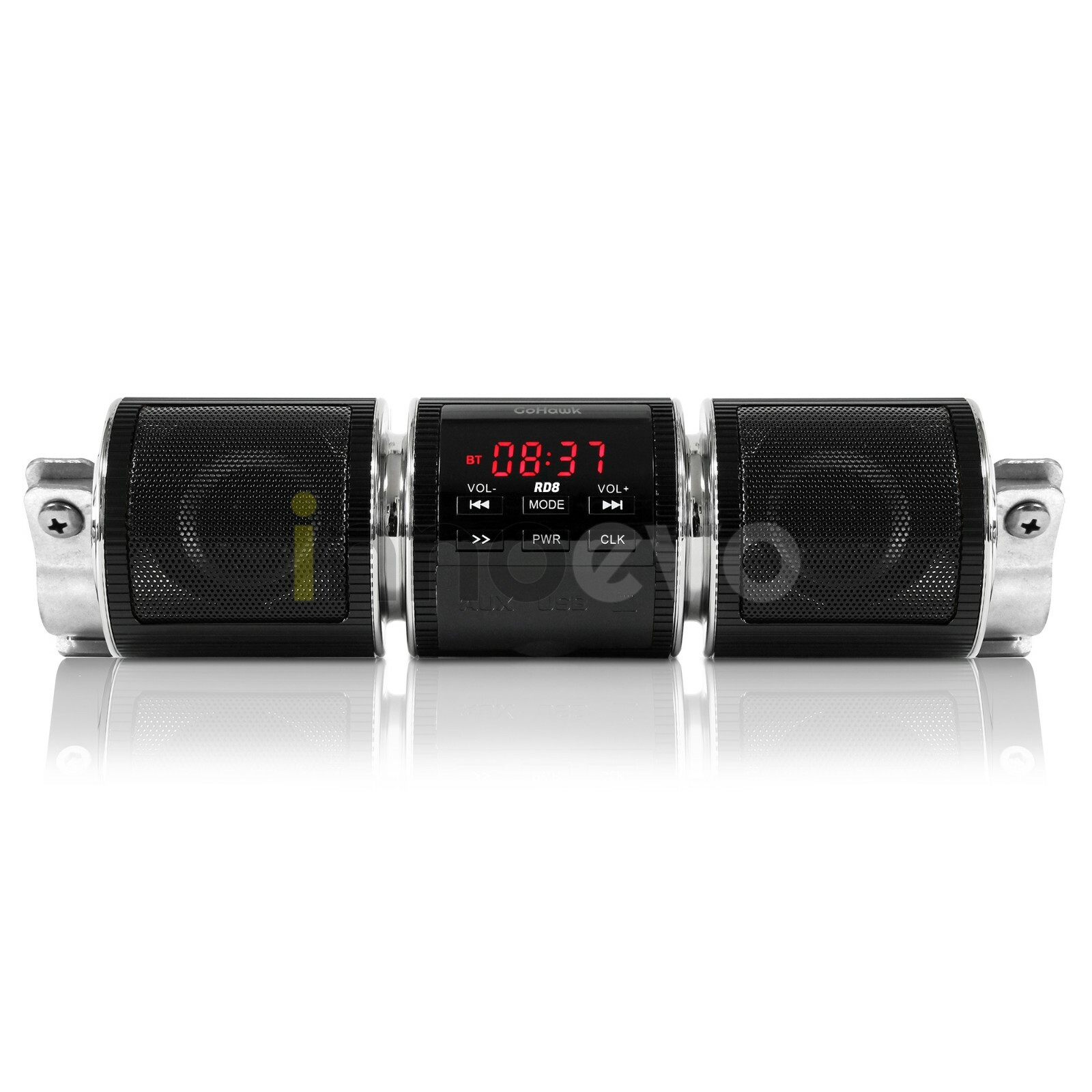 Waterproof Bluetooth Motorcycle Stereo Speaker MP3 Audio System USB AUX SD Radio