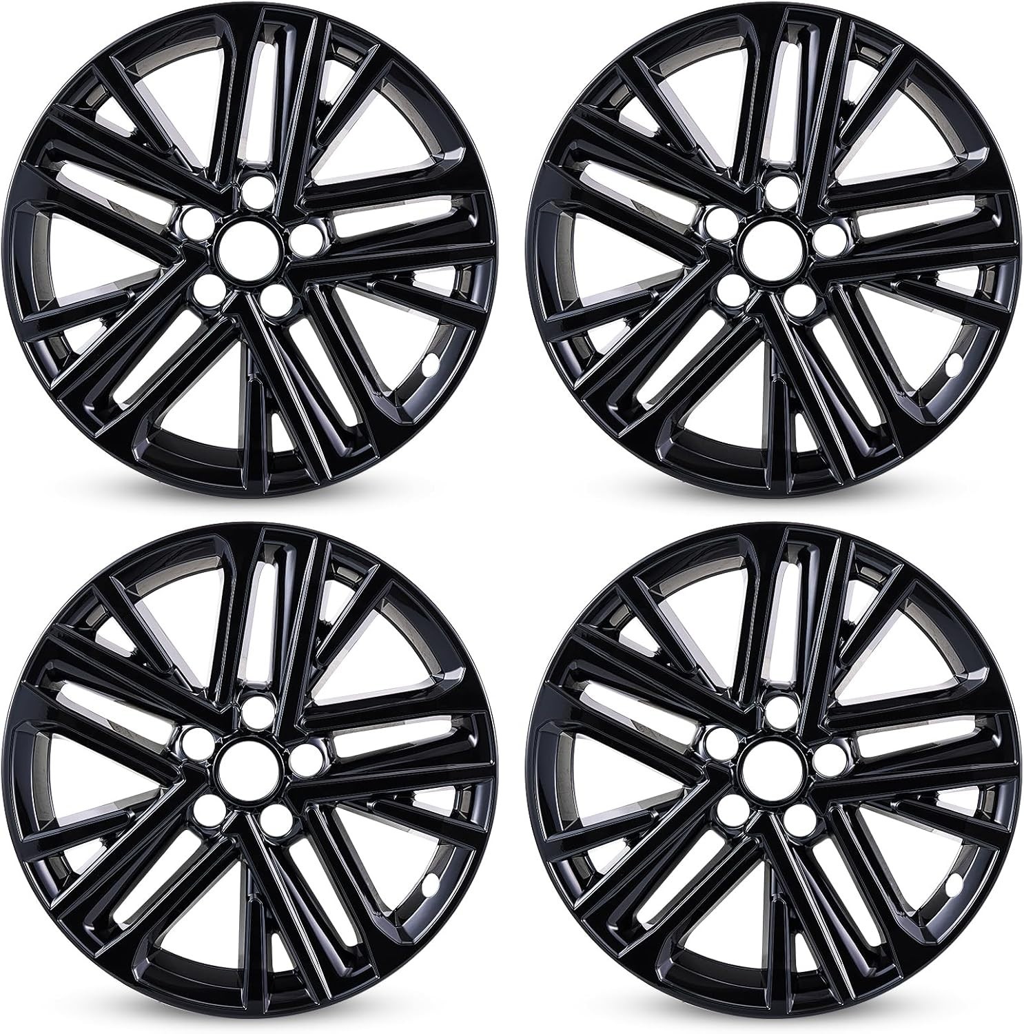 Black Wheel Skins for 2025 Toyota Camry Hybrid;18 inch ;4 Pack