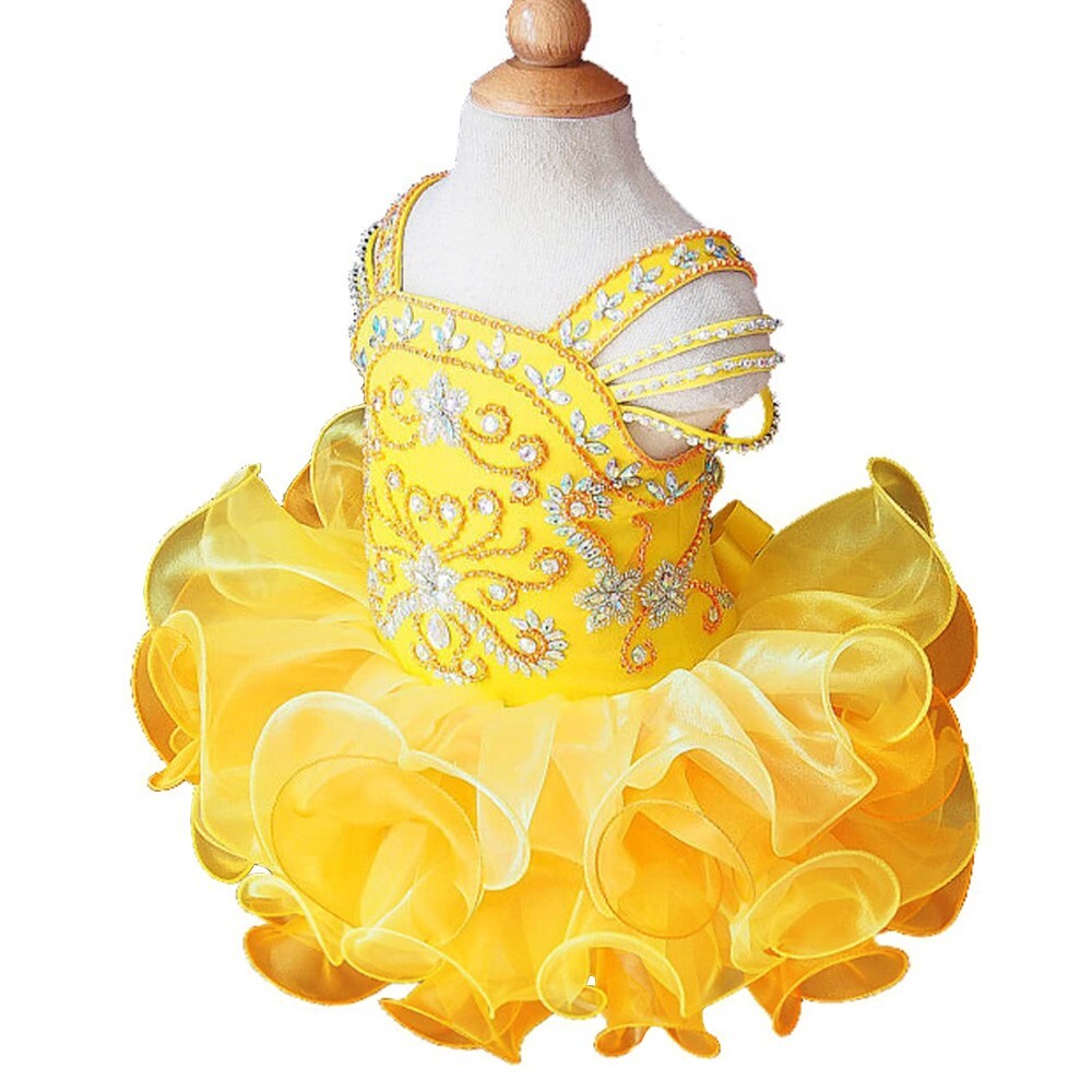 Jenniferwu New Born Baby Girls Short Cupcake Pageant Dresses Princess Dress