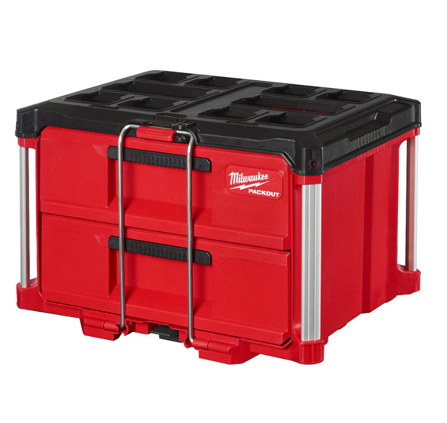 Milwaukee PACKOUT 2-Drawer Tool Box 48-22-8442 w/ Quick-Adjust Dividers US STOCK