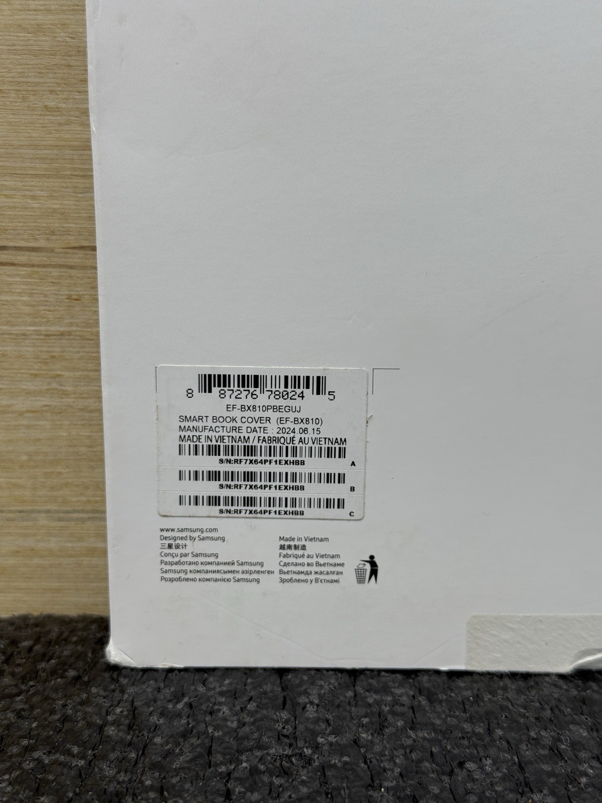 Samsung Smart Book Cover Galaxy Tab S10+ | S9+ | S9+ 5G | S9 FE+ 5G | EF-BX810