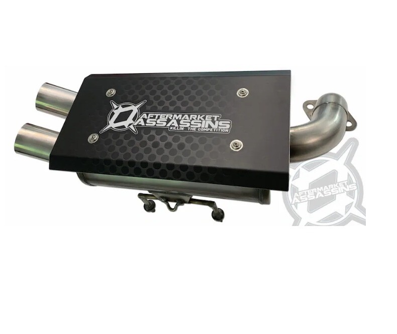Aftermarket Assassins Stainless Slip-On Exhaust for Polaris General & RZR 1000 S