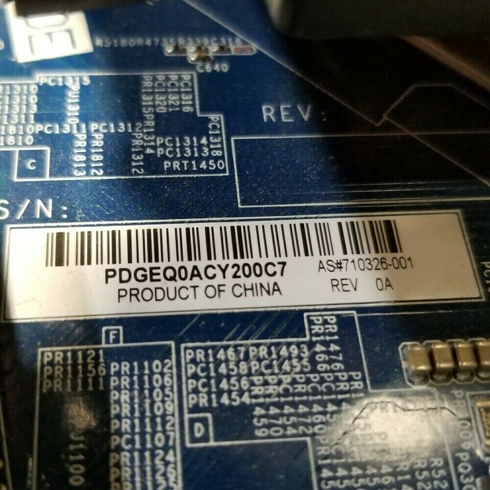 HP 736519-001 Z640 2nd CPU Riser Board Assembly w/ Heatsink & Fan 710326-001