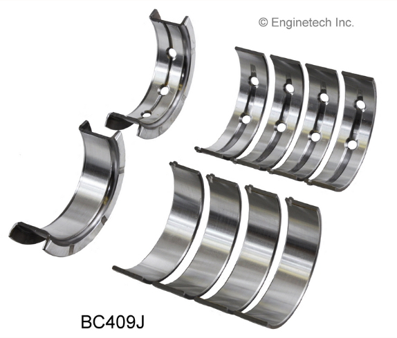 Stock Main & Rod Bearings Set w Ultraslick Lube for Chevy Gen III IV LS Engines