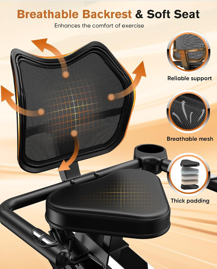 Recumbent Exercise Bike Dual Motion Arm Leg Exercisers for Senior Home Training