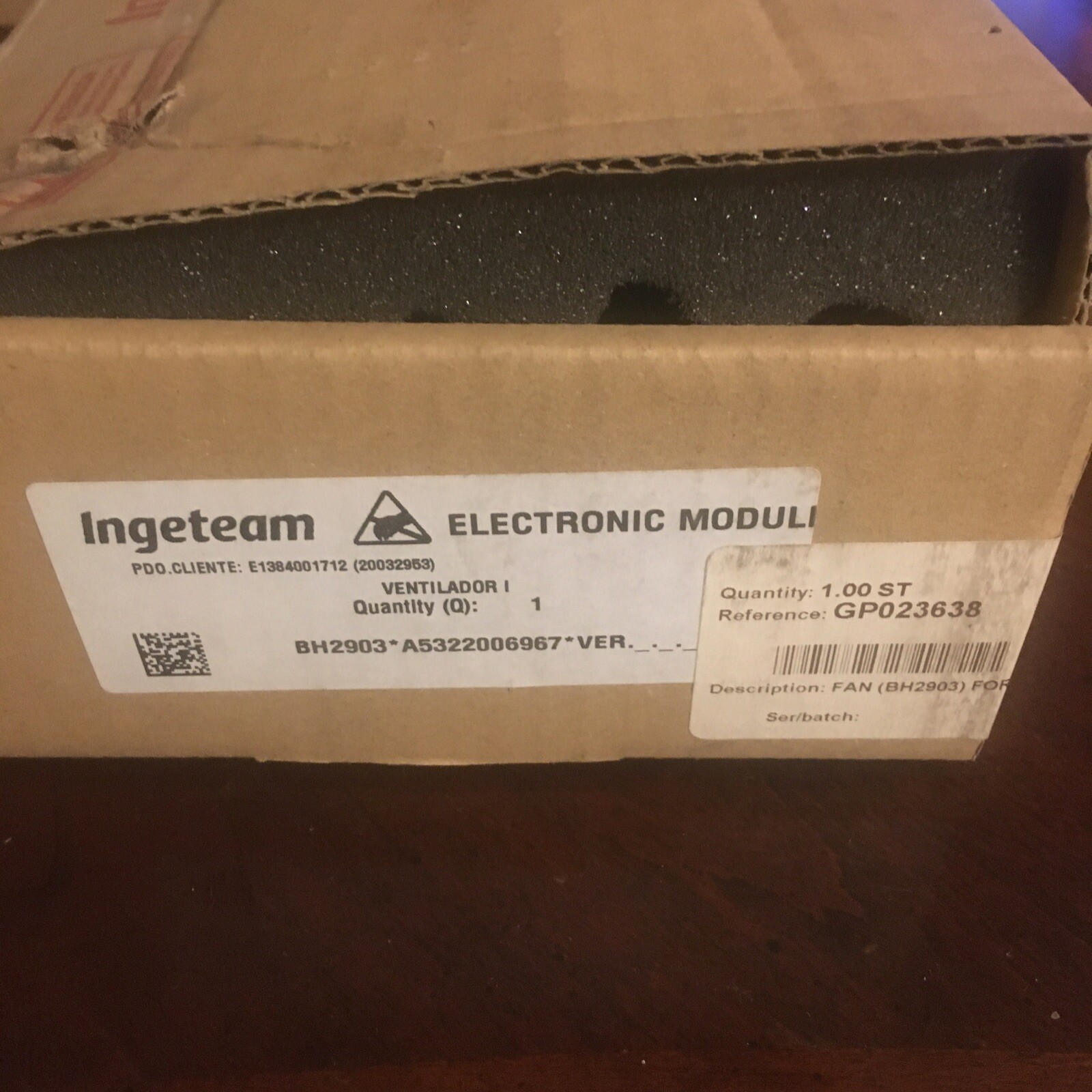 Gamesa Ingeteam GP023638 Wind Turbine CPU Fan